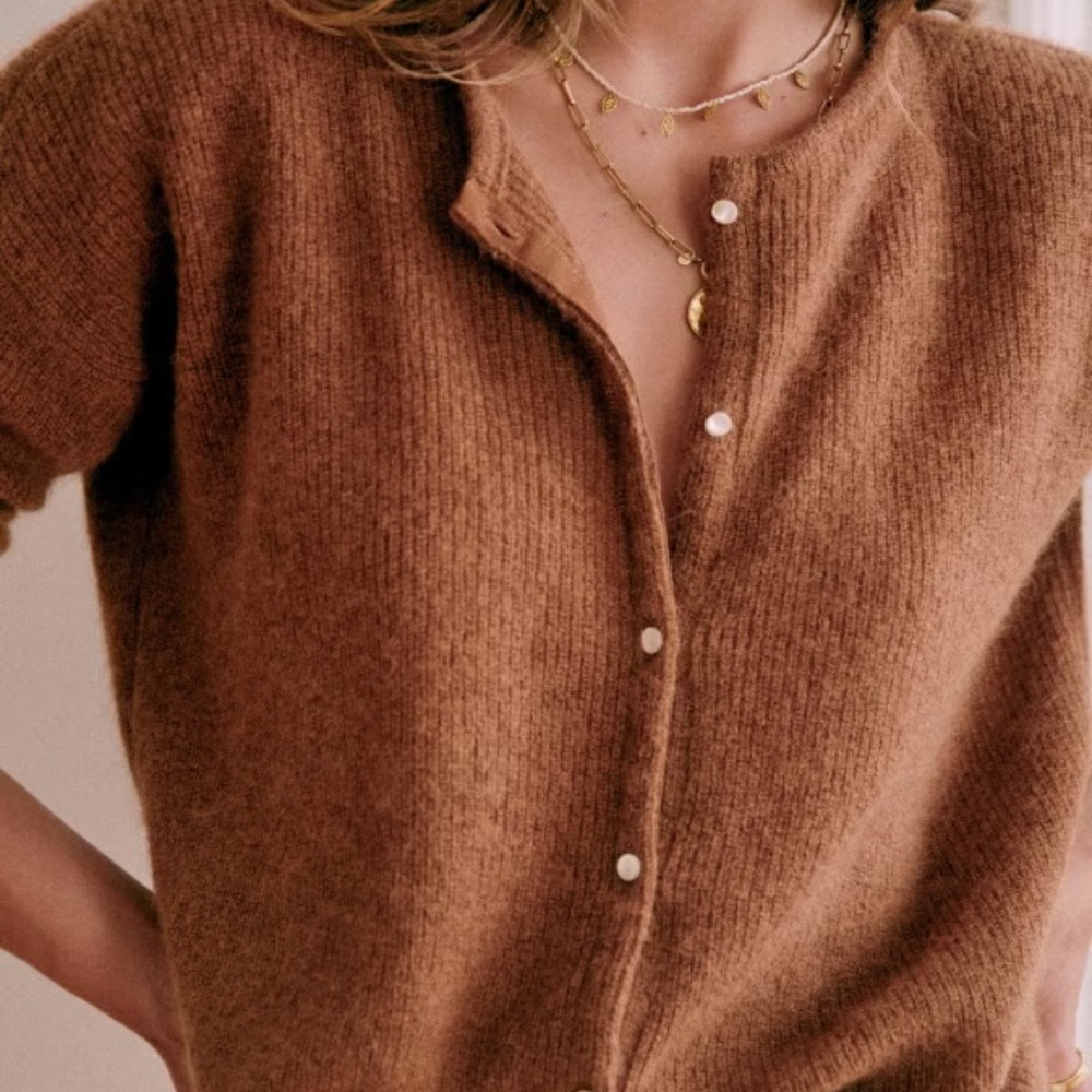 Sézane- Gaspard Cardigan (camel)